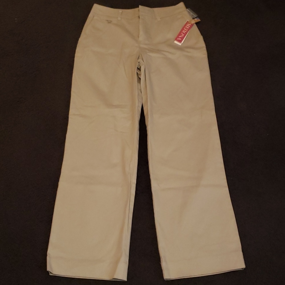 Khaki pants.